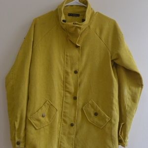 Zaful yellow corduroy jacket